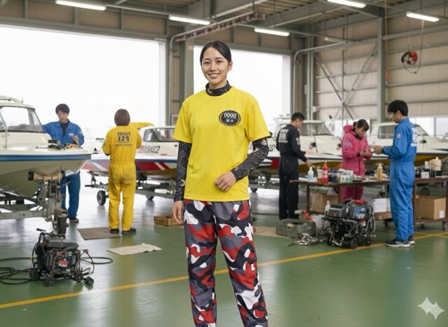 アーバンカモ🟥✖️インナー ムーンスター(セミオーダー)
スグ送れます😀
刺繍をご選択されても、スグ送れます‼️

※AIモデルが着用しているのはイメージです
#ボートレーサー #ボートレース #AIモデル #サボテンカッパ #カッパ 

サボテンカッパ公式 AIモデル🌵
柚木リオ 

年齢：27歳
出身地：福岡県・柳川市
所属支部：福岡支部
登録番号：0000(架空)
身長／体重：158cm／46kg
血液型：B型
利き手：右
ボートレースデビュー：2023年（デビュー3年目）
趣味は多肉植物（サボテン！）の世話

Instagram担当者の 気分で 今後も続々登場するかもしれません😂笑

☺️AIモデル生成 コラム☺️
ちゃっかり、ワッペンもつけています 笑
サボテンカッパのではなく、よく見かけるあのワッペンですね👀
柚木選手 グレードレースに出たのかしら👀

これからも AIモデルにご注目ください！