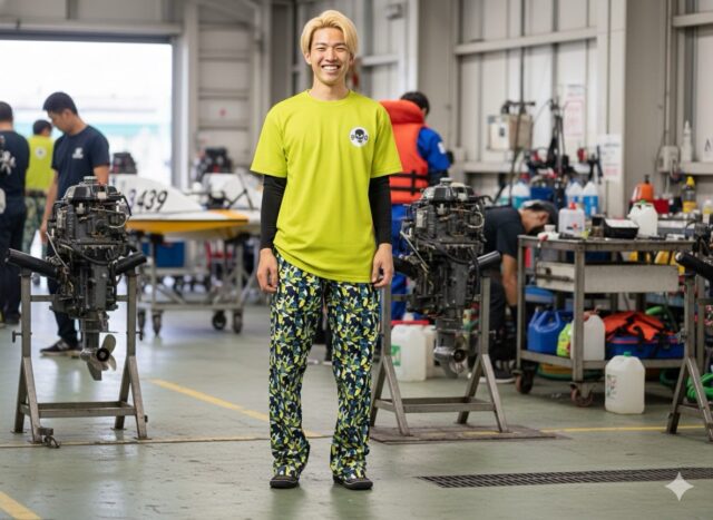 ボトムス▶︎セミオーダーカッパ✖️スナイパーストライク🟡🟢

※AIモデルが着用しているのはイメージです
#ボートレーサー #ボートレース #AIモデル #サボテンカッパ #カッパ 

🆕サボテンカッパ公式 AIモデル🌵
水城 颯太（みずき そうた）

登録番号： 9999
支部： 東京支部
生年月日： 2000年5月10日（24歳）
出身地： 東京都
身長： 172cm
体重： 55kg
血液型： O型
紹介：
明るい笑顔がチャームポイントの、東京支部期待の若手ボートレーサー、水城颯太選手。彼の持つ爽やかな雰囲気はピット内でもムードメーカーとなり、多くの選手や関係者から愛されています。

Instagram担当者の 気分で 今後も続々登場するかもしれません😂笑

☺️AIモデル生成 コラム☺️
2026年に入り、新しいボートレーサーキャラクターモデルが登場！
今年は水城くんに頑張ってもらいます！笑