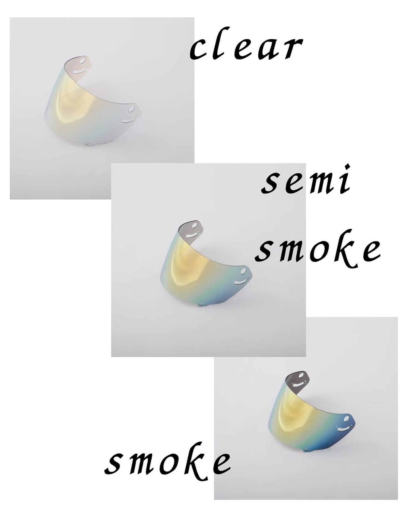 ヘルメットシールド ブロンズ🟡

周囲で使われてる方がいれば、ぜひ感想を聞いてみてください😊

▼セミスモーク
▼クリア
徐々に在庫が減っています！
ご検討中の方は お早めにどうぞ‼️

#ヘルメットシールド #ボートレース #ボートレーサー